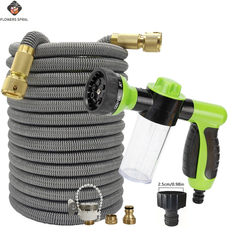 Expandable Magic Retractable Hose, High-Pressure Car Wash, 10 Functions, Water Gun, Garden Watering Hose Car Wash Tool
Expandable Magic Retractable Hose, High-Pressure Car Wash, 10 Functions, Water Gun, Garden Watering Hose Car Wash Tool