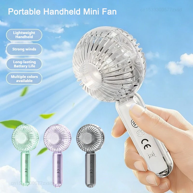 2026 NEW Portable Transparent Handheld Mini Fan USB Rechargeable 3 Speed Wind LED Night Light Small Fan Colorful Girls Gifts
2026 NEW Portable Transparent Handheld Mini Fan USB Rechargeable 3 Speed Wind LED Night Light Small Fan Colorful Girls Gifts