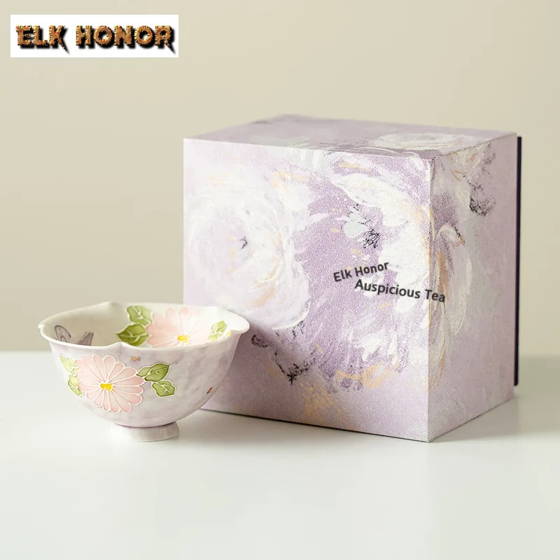 90ml Hand painted Butterfly Teacup Retro Tea Bowl Cute Cup Tea-tasting Fragrance Cup Chazhan Master Cups Puer Chinese Tea Set
90ml Hand painted Butterfly Teacup Retro Tea Bowl Cute Cup Tea-tasting Fragrance Cup Chazhan Master Cups Puer Chinese Tea Set