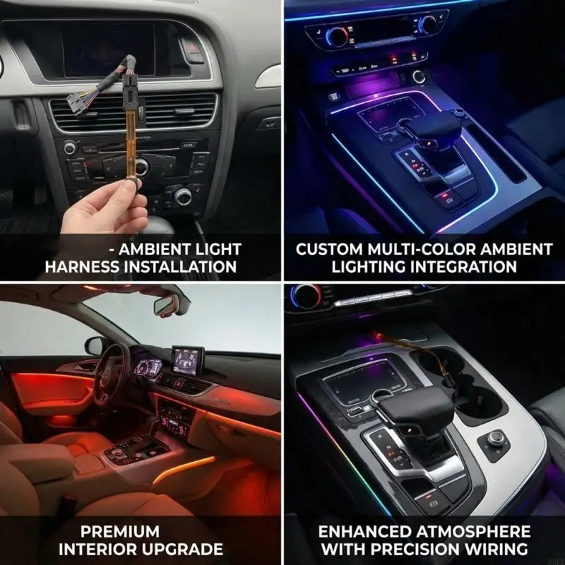 Дверная панель автомобиля, светодиодные атмосферные фонари, приборная панель 4M0947355, запасная часть, многоцветный держатель
Дверная панель автомобиля, светодиодные атмосферные фонари, приборная панель 4M0947355, запасная часть, многоцветный держатель