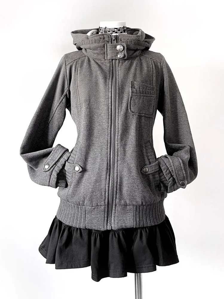 Faionable ey Hoodie Jaet Women's Casual Slim Fit Autumn New Sle Micro Wind Original Vintage Clothing ort Outerwear
Faionable ey Hoodie Jaet Women's Casual Slim Fit Autumn New Sle Micro Wind Original Vintage Clothing ort Outerwear