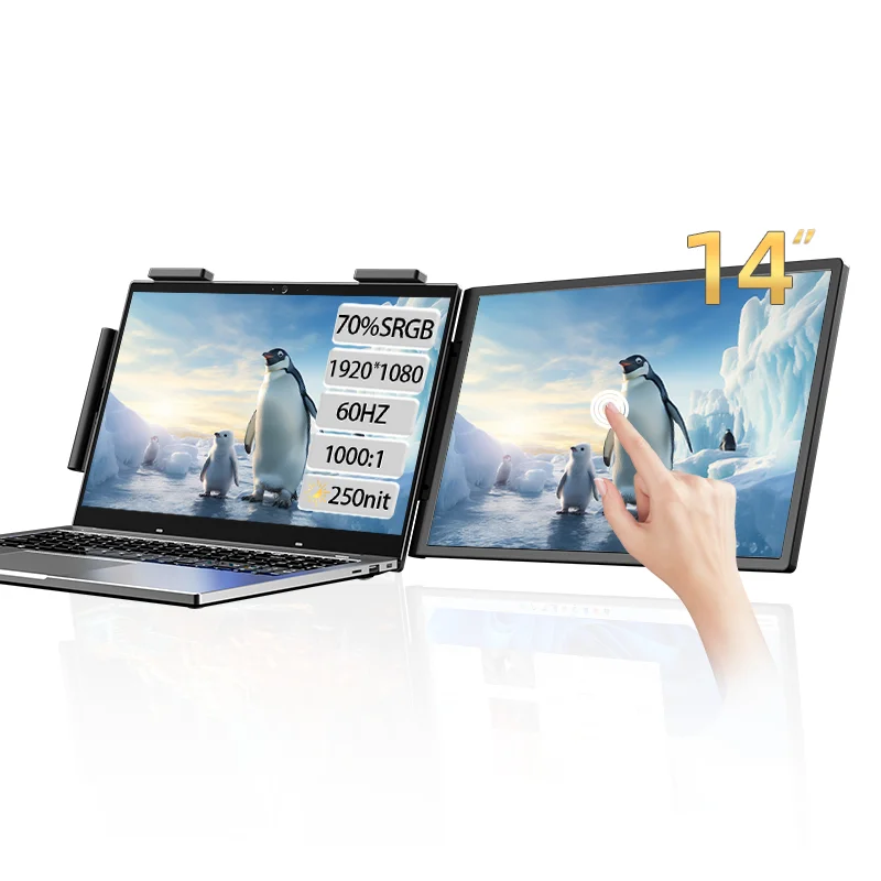 XRH 14-дюймовый 2025 Новая IPS-панель FHD 1080P со светодиодным экраном Портативный монитор соотношение сторон 16:9, 60 Гц, частота обновления, расширенный экран для
XRH 14-дюймовый 2025 Новая IPS-панель FHD 1080P со светодиодным экраном Портативный монитор соотношение сторон 16:9, 60 Гц, частота обновления, расширенный экран для