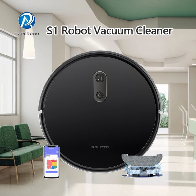 PUREROBO S1 Sweeper Robot Vacuum Cleaner Intelligent Cleaner Sweep Mop Suction 3 In 1,Breakpoint Cleaning,Cleaner Robot Smart
PUREROBO S1 Sweeper Robot Vacuum Cleaner Intelligent Cleaner Sweep Mop Suction 3 In 1,Breakpoint Cleaning,Cleaner Robot Smart