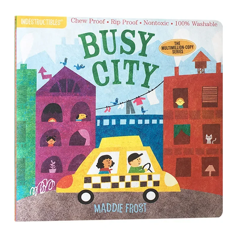 Indestructibles Busy City, Baby Children's books aged 1 2 3, English picture book 9781523504688
Indestructibles Busy City, Baby Children's books aged 1 2 3, English picture book 9781523504688