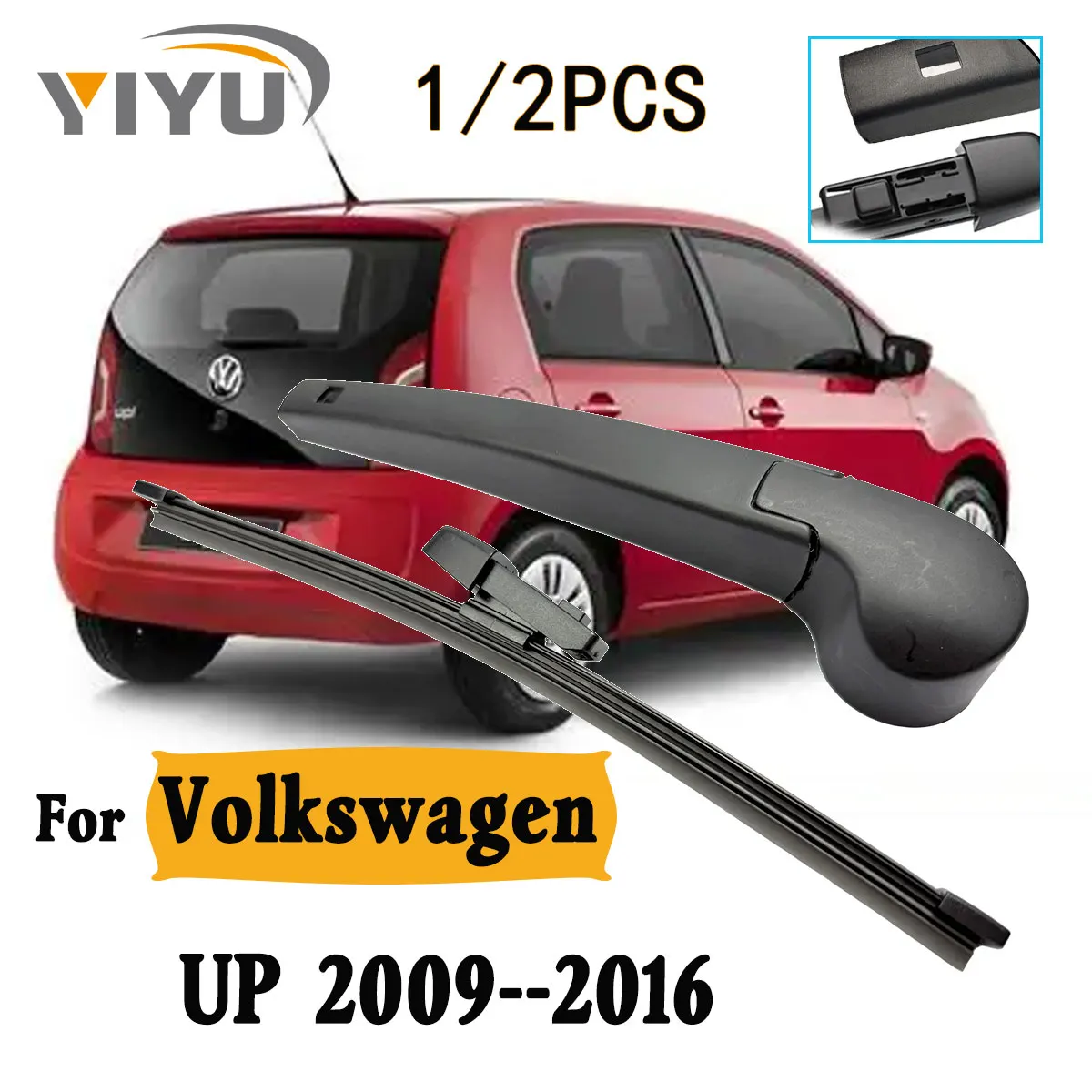 1/2PCS Rear Wiper Blade Wiper Arm For Volkswagen UP 2009--2016 Windshield Windscreen Clean Tailgate Window Car Rain Brush
1/2PCS Rear Wiper Blade Wiper Arm For Volkswagen UP 2009--2016 Windshield Windscreen Clean Tailgate Window Car Rain Brush