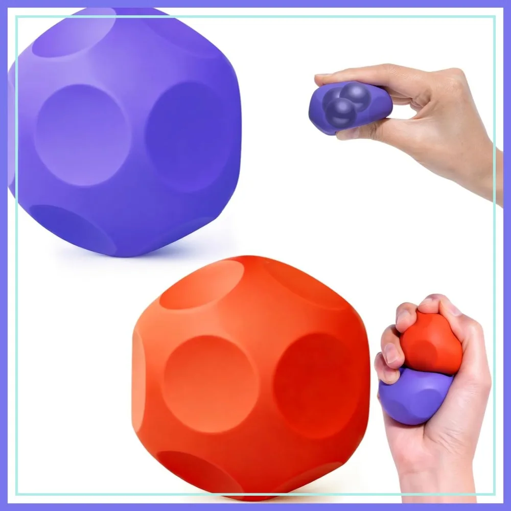 Sensory Stress Balls - Fidget Toys for Adults & Teens, Silicone Polyhedron Hand Therapy Ball with Beads Inside, Stress Relief Squeeze Toy for Autism & ADHD, Office Desk Toy
Sensory Stress Balls - Fidget Toys for Adults & Teens, Silicone Polyhedron Hand Therapy Ball with Beads Inside, Stress Relief Squeeze Toy for Autism & ADHD, Office Desk Toy