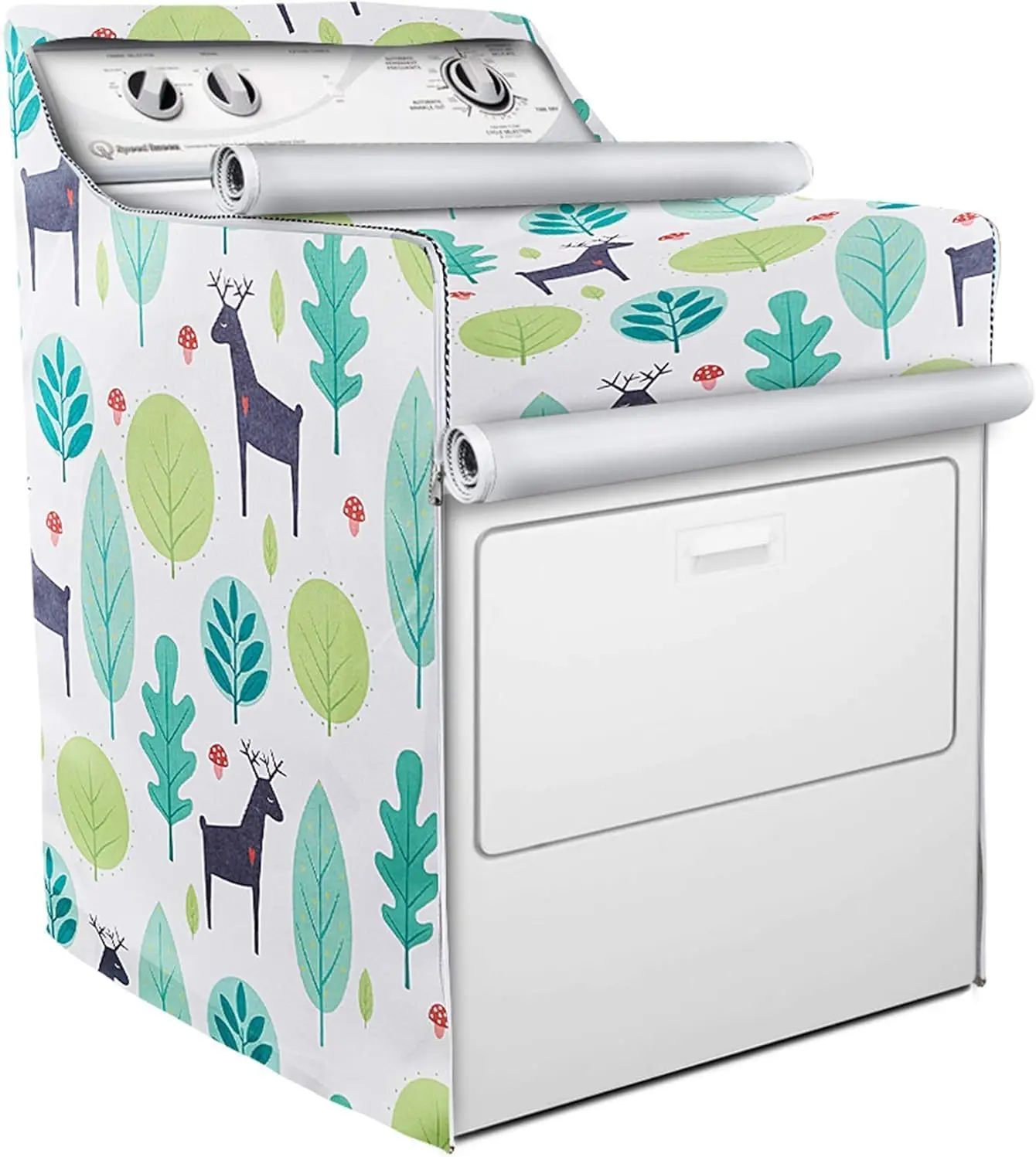 Waterproof Washer and Dryer Cover, Dustproof UV Resistant Protector for Top Load Front Load Machines (29" W x 28" D x 43" H)
Waterproof Washer and Dryer Cover, Dustproof UV Resistant Protector for Top Load Front Load Machines (29" W x 28" D x 43" H)