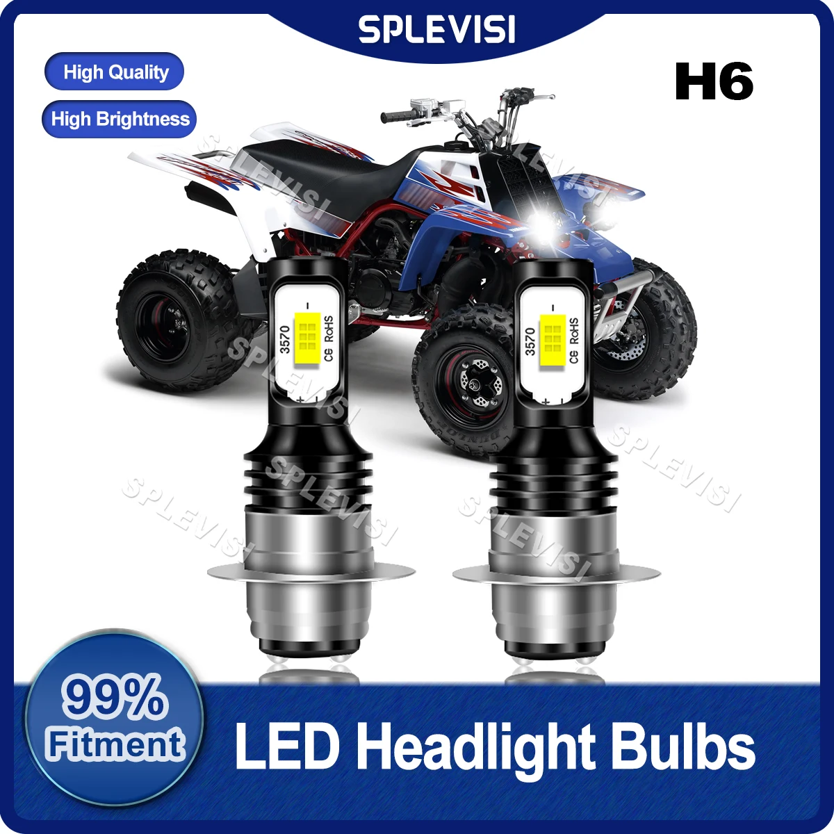SPLEVISI H6 LED Headlight Bulbs ATV 70W 8000LM/Pair Upgrade For Yamaha Banshee 350 1998-2006 For Yamaha Kodiak 400 1993-2006
SPLEVISI H6 LED Headlight Bulbs ATV 70W 8000LM/Pair Upgrade For Yamaha Banshee 350 1998-2006 For Yamaha Kodiak 400 1993-2006