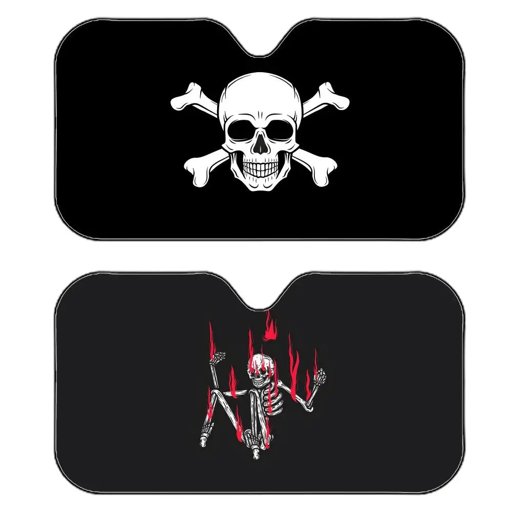 Fashion Casual Bony S-Skeleton Sun Visor Reflective Car Windshield Sun Visor Anti-UV Heat Insulation Reusable Sun Shade
Fashion Casual Bony S-Skeleton Sun Visor Reflective Car Windshield Sun Visor Anti-UV Heat Insulation Reusable Sun Shade