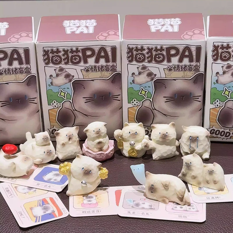 Cat PAI Emotions слепая коробка милая кукла смола кристалл настольный автомобиль орнамент загадочная коробка Kawaii игрушка фигурка украшения коллекция подарок
Cat PAI Emotions слепая коробка милая кукла смола кристалл настольный автомобиль орнамент загадочная коробка Kawaii игрушка фигурка украшения коллекция подарок
