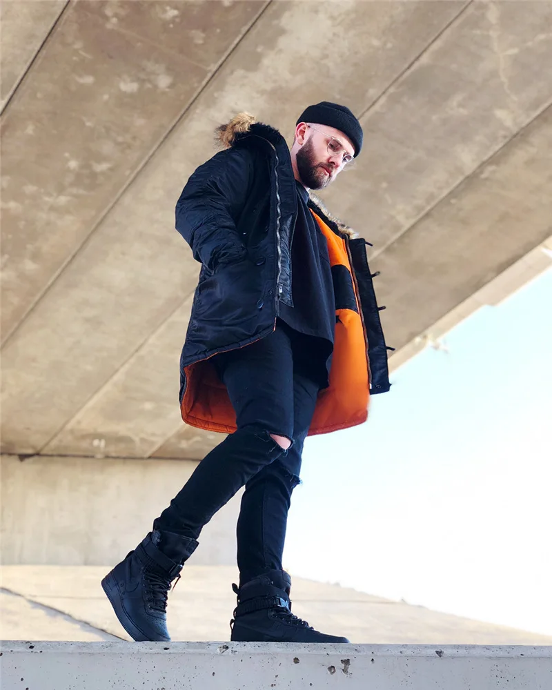 Pilot Jacket Outdoor Fur Sport Jackets Puffer Men's Long Winter American Style Parkas Work Clothes Warm Cotton Padded Coats
Pilot Jacket Outdoor Fur Sport Jackets Puffer Men's Long Winter American Style Parkas Work Clothes Warm Cotton Padded Coats
