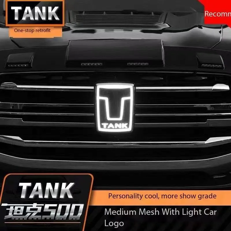 Car Styling Front Grille Logo LED Light Retrofit Light LED Auto Modification Accessories For GWM Tank 500 Great Wall 2022-2024
Car Styling Front Grille Logo LED Light Retrofit Light LED Auto Modification Accessories For GWM Tank 500 Great Wall 2022-2024