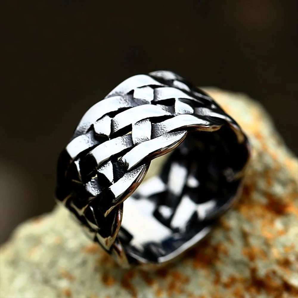 Fashion Viking Retro Amulet Ring Stainless Steel Unique Celtic Knot Rings For Men Biker Nordic Jewelry Gifts Dropshipping
Fashion Viking Retro Amulet Ring Stainless Steel Unique Celtic Knot Rings For Men Biker Nordic Jewelry Gifts Dropshipping