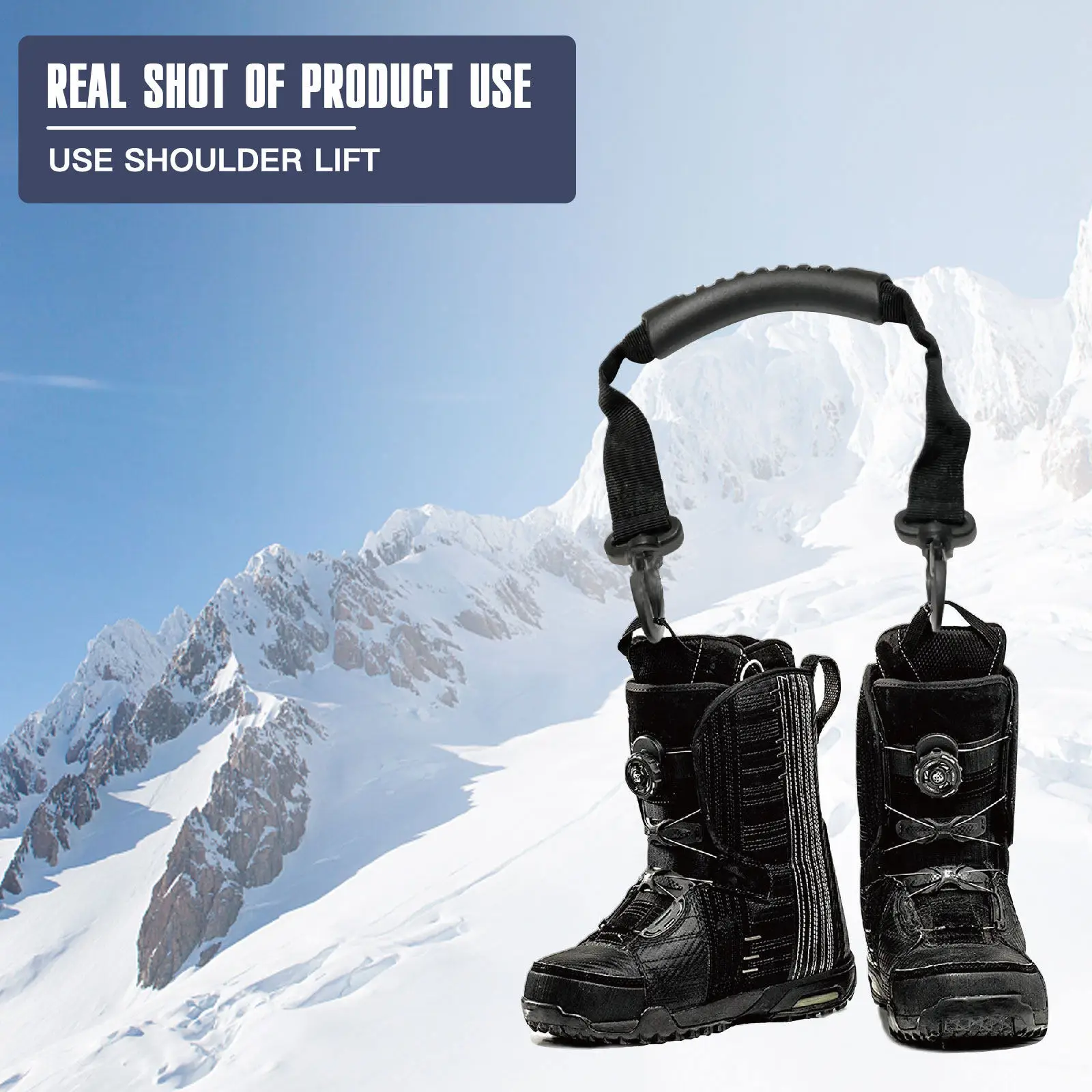 2Pcs Ski Boot Carrier Strap Strong Wear-Resistant Snowboard Boot Hand Strap Easy Carry for Outdoor
2Pcs Ski Boot Carrier Strap Strong Wear-Resistant Snowboard Boot Hand Strap Easy Carry for Outdoor
