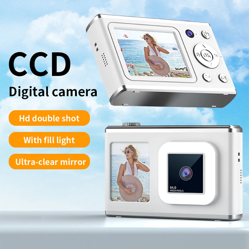 Upgrade Digital Camera 64MP Full High Definition 4K Camera With 8x Zoom Anti Shake Compact CCD Camcorder For Beginner Teens
Upgrade Digital Camera 64MP Full High Definition 4K Camera With 8x Zoom Anti Shake Compact CCD Camcorder For Beginner Teens