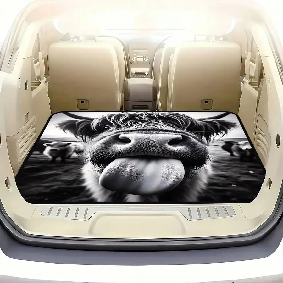 Highland Cow Print Car Trunk Liner Polyester Dustproof Durable Easy Clean Universal Fit
Highland Cow Print Car Trunk Liner Polyester Dustproof Durable Easy Clean Universal Fit