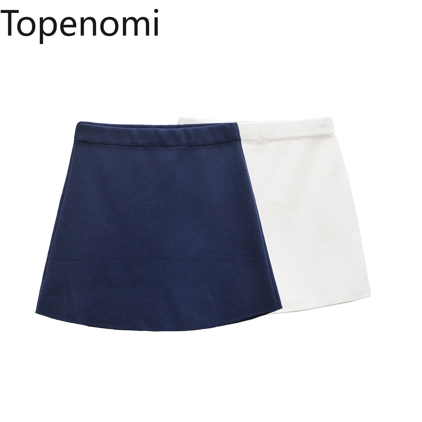 Topenomi, простая однотонная мини-юбка для женщин, лето 2023, элегантная повседневная универсальная юбка трапециевидной формы с высокой талией, темпераментная Y2k Faldas Юбки
Topenomi, простая однотонная мини-юбка для женщин, лето 2023, элегантная повседневная универсальная юбка трапециевидной формы с высокой талией, темпераментная Y2k Faldas Юбки