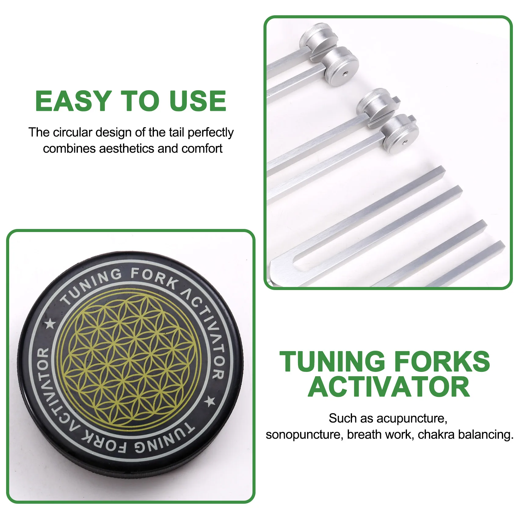 RTSHE-Chakra Tuning Forks 128Hz, 136.1Hz, 256Hz, 384Hz Forhealing,Sound Therapy,Keep Body
RTSHE-Chakra Tuning Forks 128Hz, 136.1Hz, 256Hz, 384Hz Forhealing,Sound Therapy,Keep Body