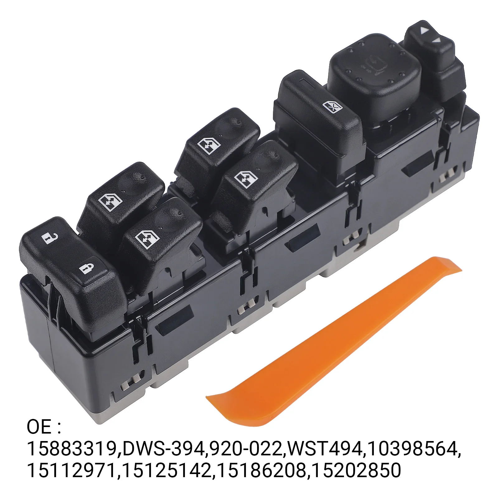 15186208 Window Control Switch For Hummer H2 2003-2006 GMC Sierra Yukon XL Chevrolet Avalanche Suburban Tahoe Cadillac Escalade
15186208 Window Control Switch For Hummer H2 2003-2006 GMC Sierra Yukon XL Chevrolet Avalanche Suburban Tahoe Cadillac Escalade