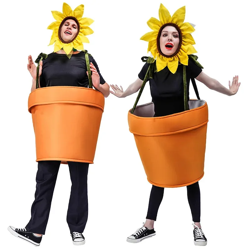 Halloween Funny Sun Flower Potted Cosplay Costume Cosplay Outfit Dress Activities For Men Women Party Performance Prop
Halloween Funny Sun Flower Potted Cosplay Costume Cosplay Outfit Dress Activities For Men Women Party Performance Prop
