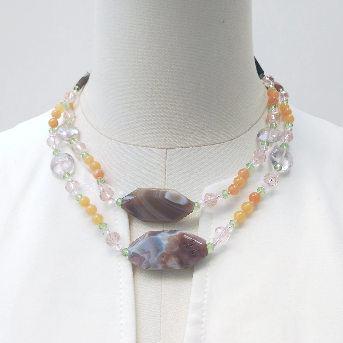 Lii Ji Natural Stone Agate Aventurine Crystal Long Necklace 96cm Women Jewelry Gift
Lii Ji Natural Stone Agate Aventurine Crystal Long Necklace 96cm Women Jewelry Gift
