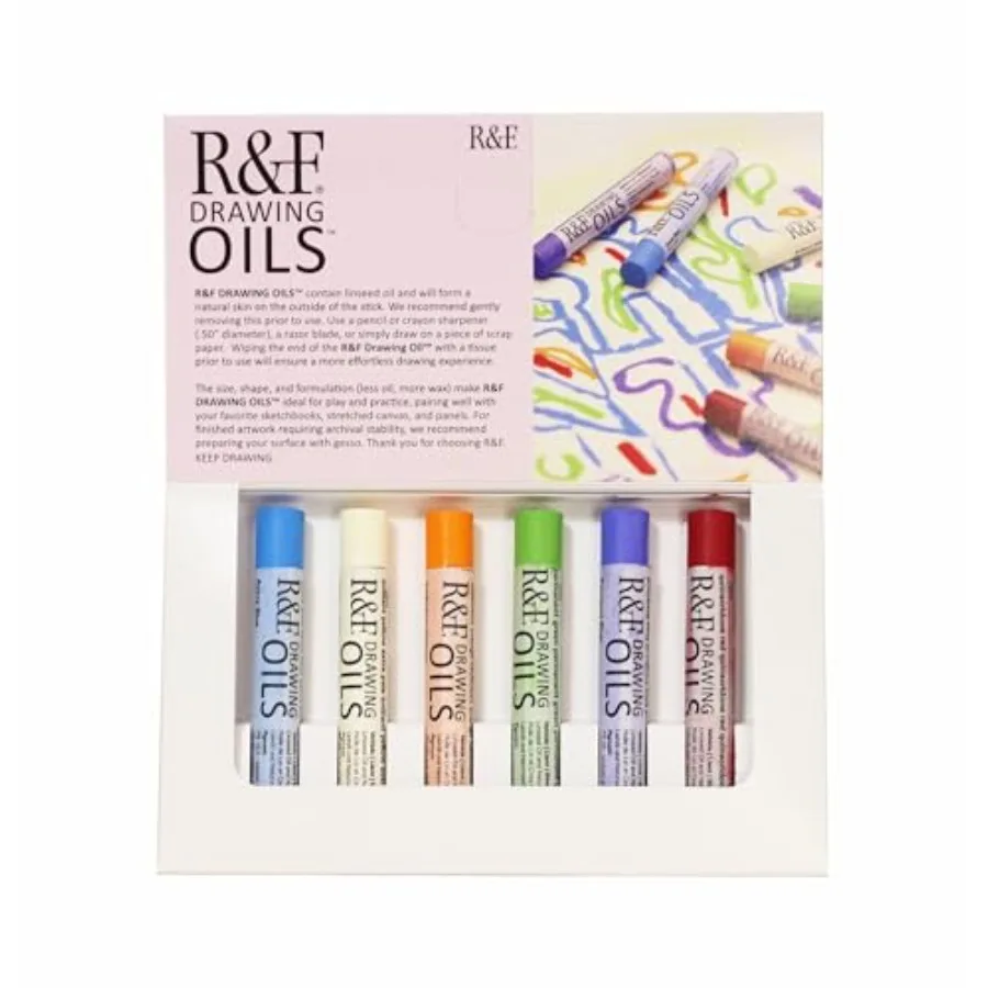 Drawing Oils, Modern Color Set, 6 12 ml colors
Drawing Oils, Modern Color Set, 6 12 ml colors