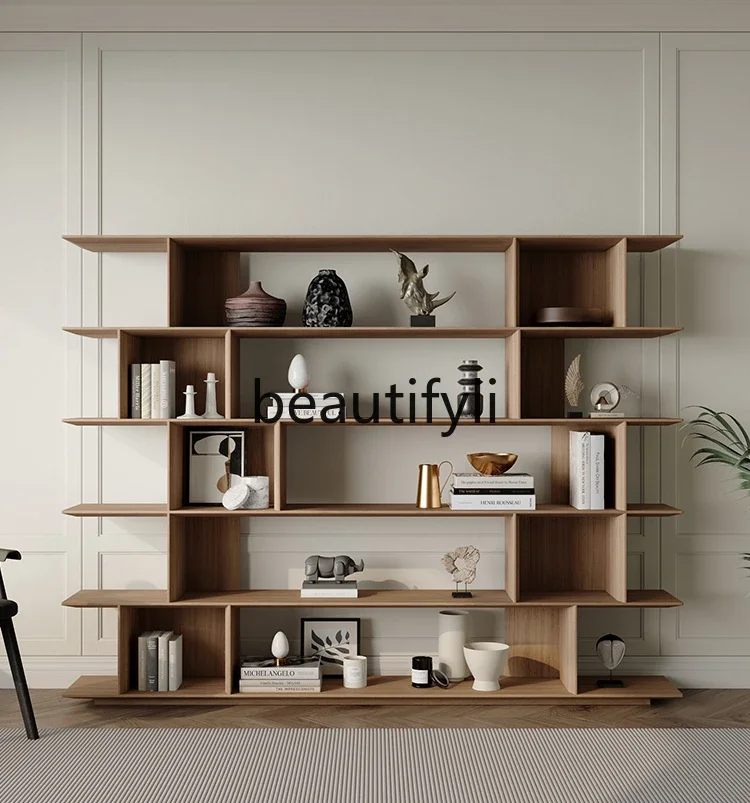 11Italian minimalist solid wood bookshelf, Nordic modern simple solid wood storage bookshelf decorative shelf study
11Italian minimalist solid wood bookshelf, Nordic modern simple solid wood storage bookshelf decorative shelf study