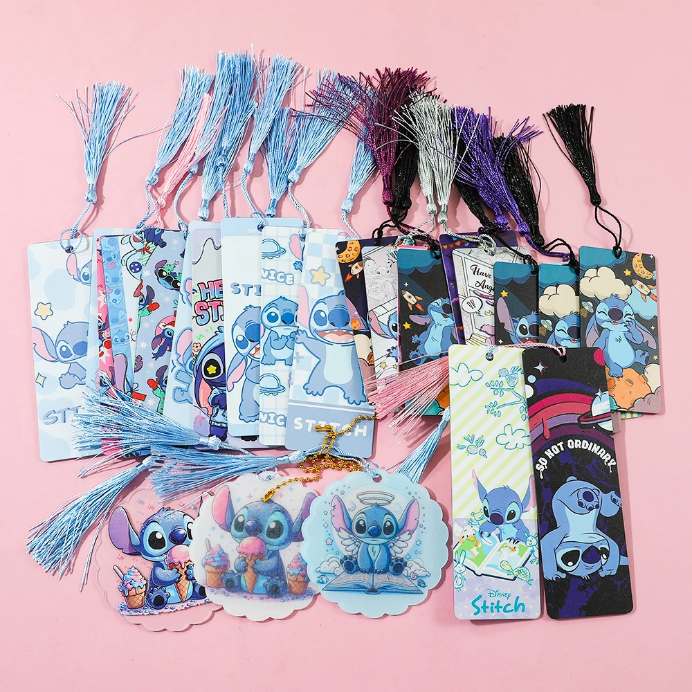 6 random stitch acrylic bookmarks with tassels, reading accessories for stitch fans, learning stationery, bookmarks, gifts
6 random stitch acrylic bookmarks with tassels, reading accessories for stitch fans, learning stationery, bookmarks, gifts