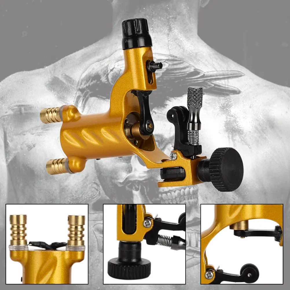 Tattoo Practice Kit Rose Gold Ergonomic Design Includes Needles Handle Rubber Bands Cord Hex Wrench Rotary Machine Set For
Tattoo Practice Kit Rose Gold Ergonomic Design Includes Needles Handle Rubber Bands Cord Hex Wrench Rotary Machine Set For
