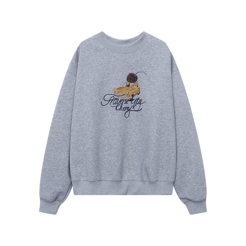 Женские толстовки с буквенным принтом, пуловер, пальто с круглым воротником и длинными рукавами, плотный свободный крой, офисные женские повседневные весенне-осенние 2025
Женские толстовки с буквенным принтом, пуловер, пальто с круглым воротником и длинными рукавами, плотный свободный крой, офисные женские повседневные весенне-осенние 2025