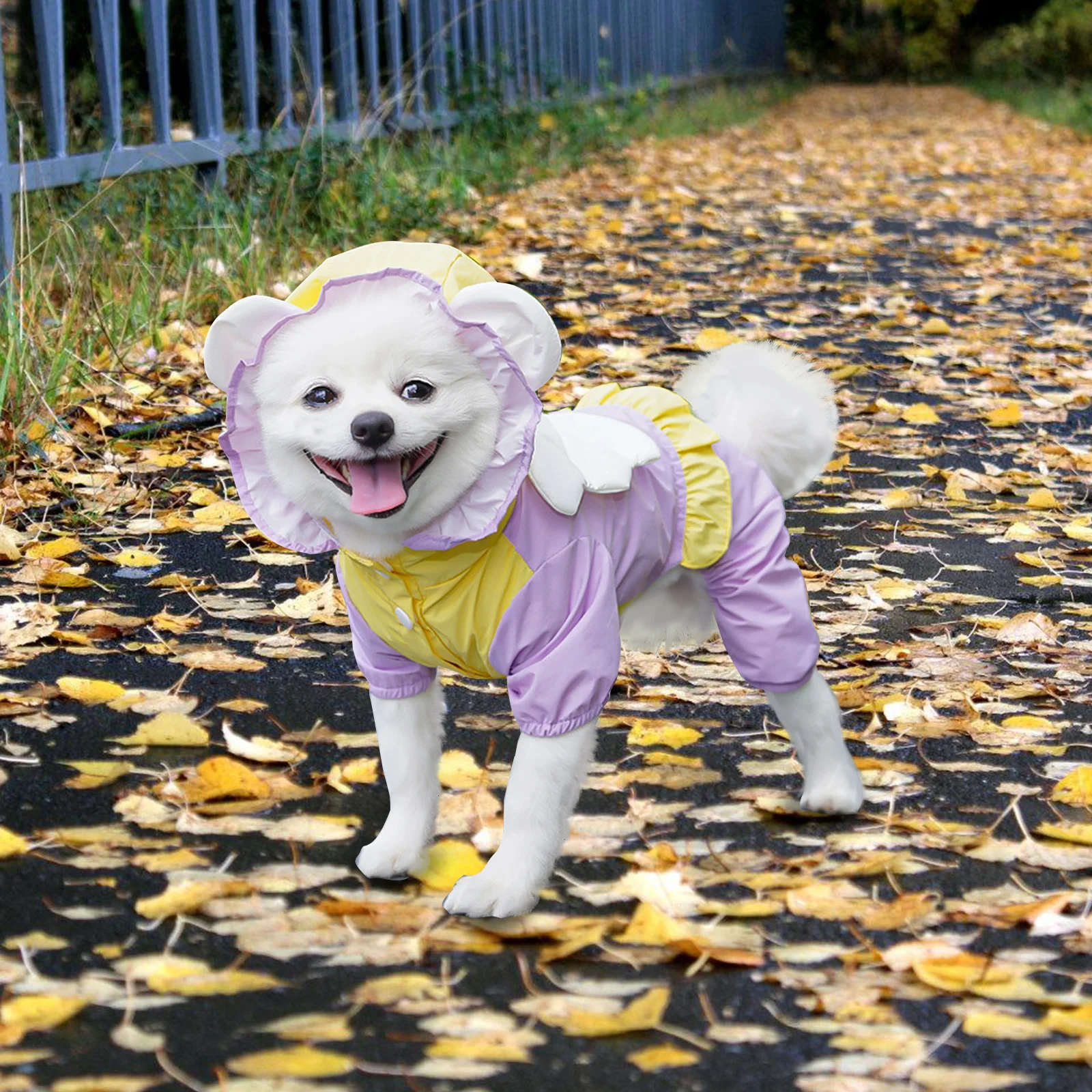 Pet Raincoat Dog Jackets for Small Dogs Hooded Dog's Clothes Raincoats Medium Polyester Doggy
Pet Raincoat Dog Jackets for Small Dogs Hooded Dog's Clothes Raincoats Medium Polyester Doggy