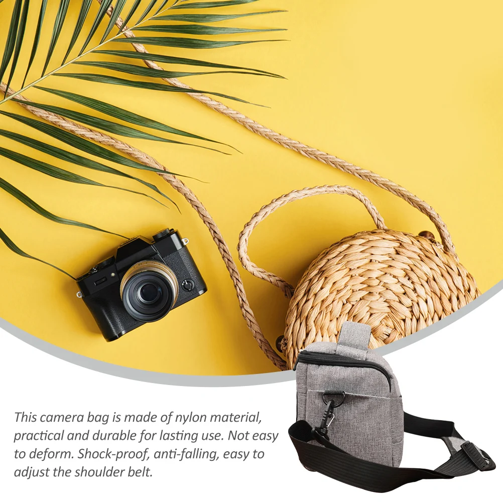 Camera Large Capacity Durable Sling Bag for Photography Multiple Pockets Adjustable Straps Cross Body Camera Storage Pouch Small
Camera Large Capacity Durable Sling Bag for Photography Multiple Pockets Adjustable Straps Cross Body Camera Storage Pouch Small