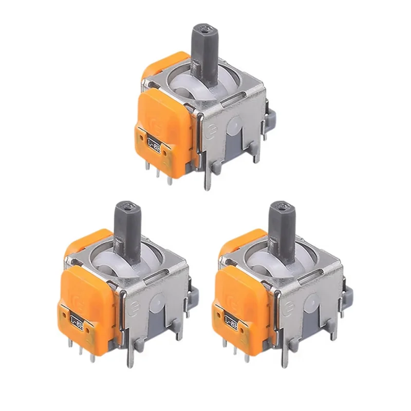 B07B-3 Pack 3D Analog Joystick Module Hall Electromagnetic Controller Thumb Joystick Sensor Accessories
B07B-3 Pack 3D Analog Joystick Module Hall Electromagnetic Controller Thumb Joystick Sensor Accessories