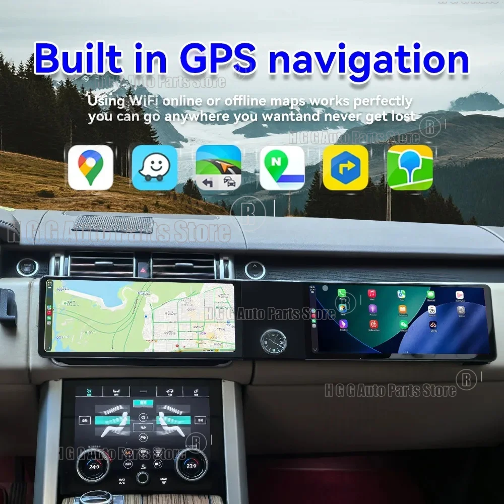 Dual Touch Scree Car Radio For Land Rang Rover Executive 2013-2017 Android 13 CarPlay GPS Navigation Multimedia Player Head Unit