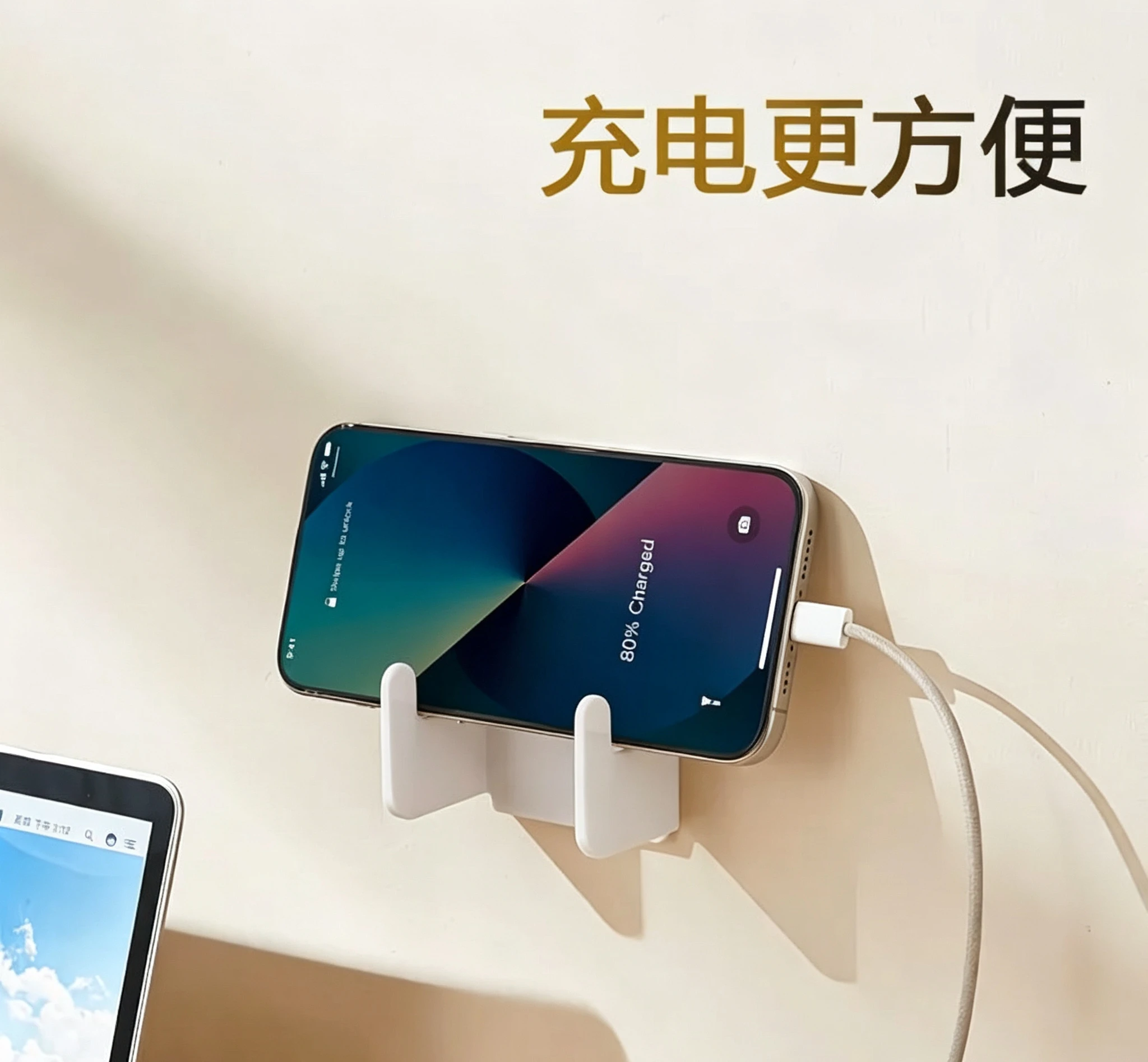 8PCS Wall mounted bathroom phone charging stand, wall mounted kitchen, wall mounted bathroom 2-in-1 portable
8PCS Wall mounted bathroom phone charging stand, wall mounted kitchen, wall mounted bathroom 2-in-1 portable