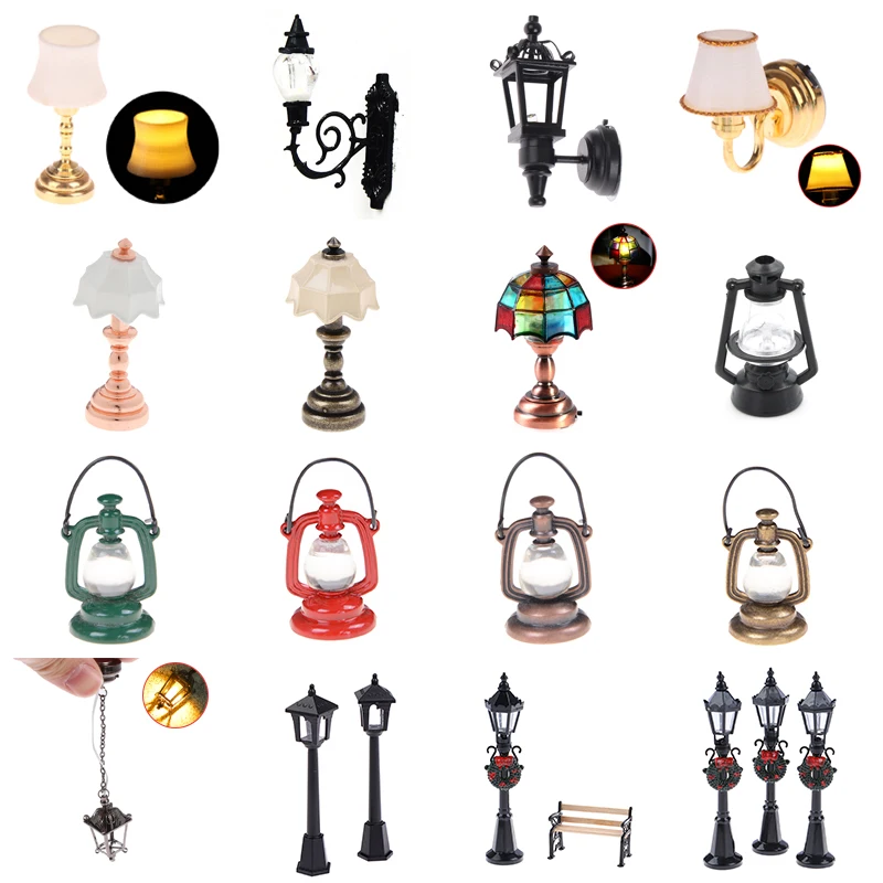 Mini 1:12 Miniature Table Candlestick Retro Kerosene Lamp Doll House Lamps Decor Accessories Dollhouse Furniture Toys
Mini 1:12 Miniature Table Candlestick Retro Kerosene Lamp Doll House Lamps Decor Accessories Dollhouse Furniture Toys