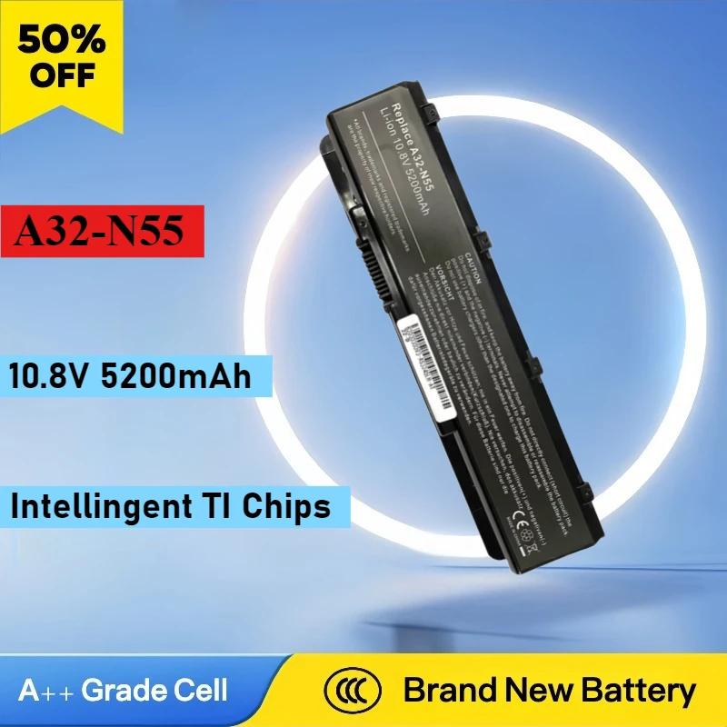 New Li-ion Laptop Battery A32-N55 For ASUS N45 N45E N45S N45SF N55 N55E N55S N55SF N75 N75E N75S N75SF N75SJ N75SL Series
New Li-ion Laptop Battery A32-N55 For ASUS N45 N45E N45S N45SF N55 N55E N55S N55SF N75 N75E N75S N75SF N75SJ N75SL Series