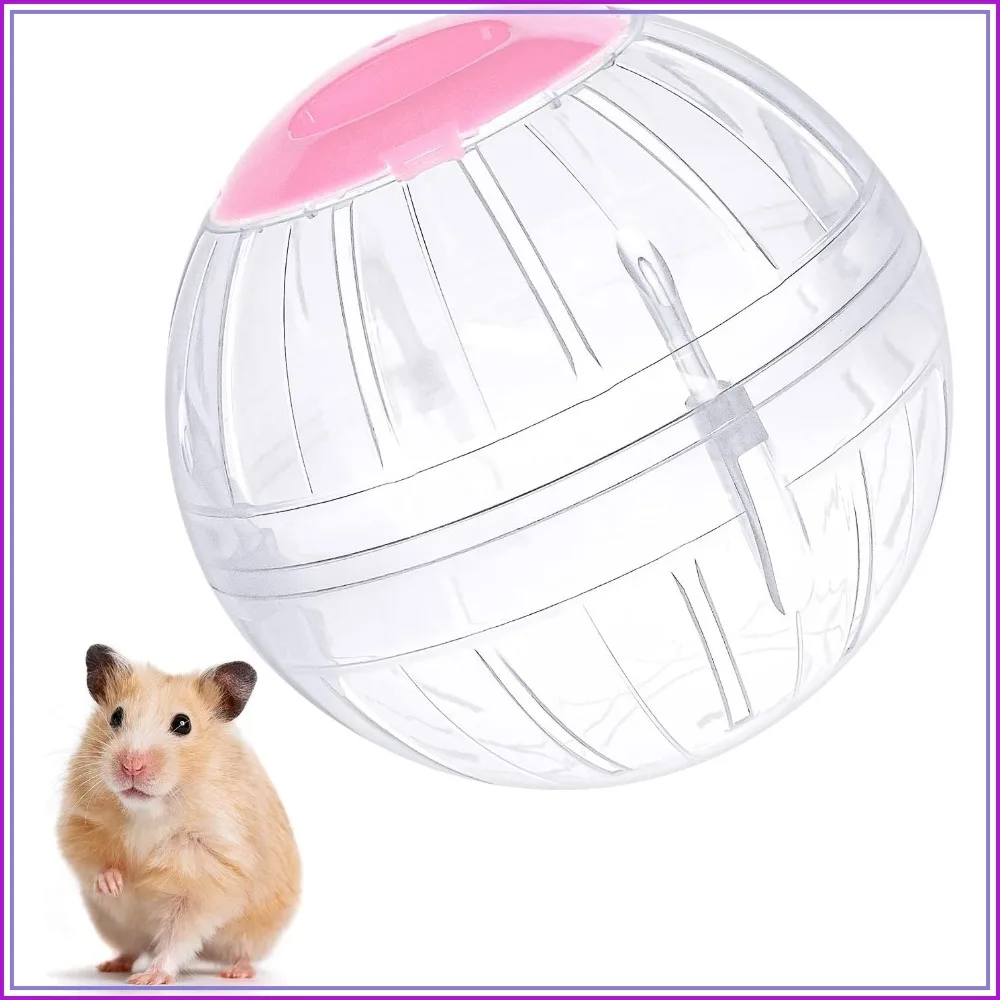5.7 Inch Hamster Exercise Ball, Transparent Running Wheel for Dwarf Hamsters to Reduce Boredom and Increase Activity
5.7 Inch Hamster Exercise Ball, Transparent Running Wheel for Dwarf Hamsters to Reduce Boredom and Increase Activity
