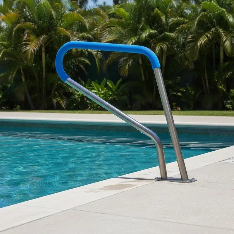 Swimming Basin Support Rail 39 x 32 inch For Spas Decks Indoor Pools, Poolside Access Hand Grip Support Hardware Base Plate Accessory Included Mountable Metal Safety Bar Blue Cover Accessory Included
Swimming Basin Support Rail 39 x 32 inch For Spas Decks Indoor Pools, Poolside Access Hand Grip Support Hardware Base Plate Accessory Included Mountable Metal Safety Bar Blue Cover Accessory Included