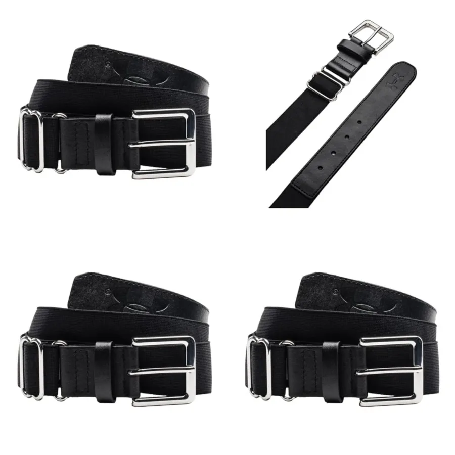 Boys' Baseball Belt,Black/ Black/ Black,One Size,Elastic webbed construction strengthened by polurethane Custom UA belt loops Adjustable sizing 41 length
Boys' Baseball Belt,Black/ Black/ Black,One Size,Elastic webbed construction strengthened by polurethane Custom UA belt loops Adjustable sizing 41 length