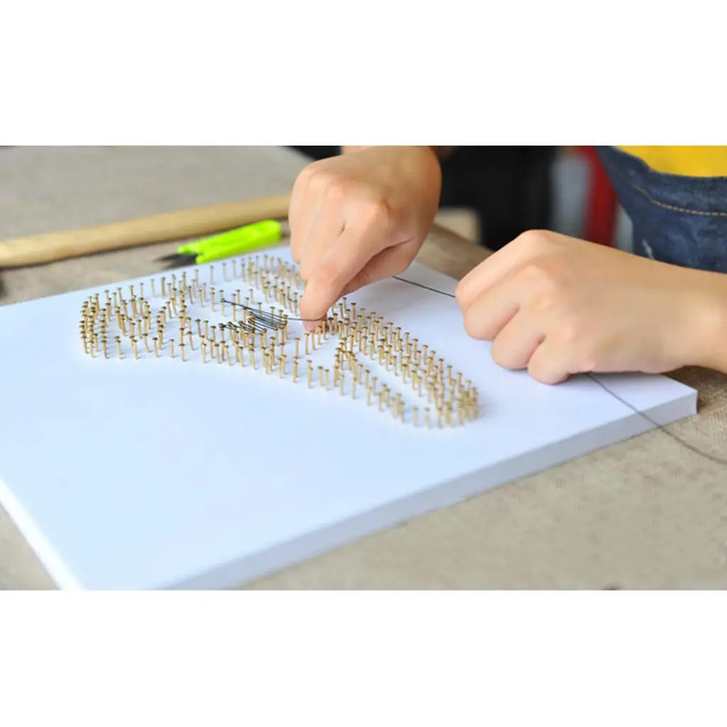 String Art Kit for Boys Girls DIY Wood Craft Project Creative Needle Kit for Home Wall Art Room Decorations
String Art Kit for Boys Girls DIY Wood Craft Project Creative Needle Kit for Home Wall Art Room Decorations