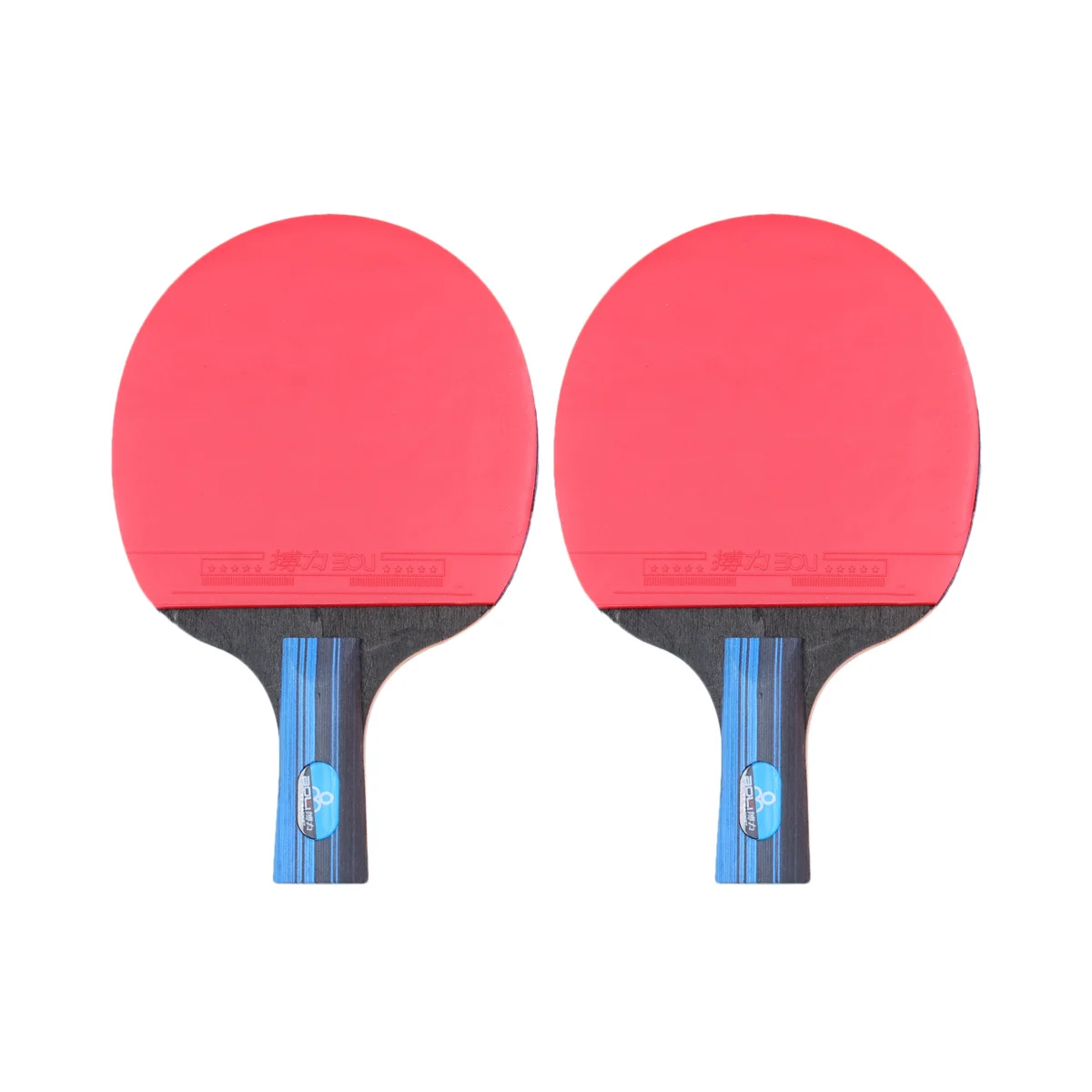 2Pcs Rubber Ping Pong Racket Set Table Tennis Paddle Short Handle Pen Hold Bat Training Kit with 3 Balls High Control Balanced
2Pcs Rubber Ping Pong Racket Set Table Tennis Paddle Short Handle Pen Hold Bat Training Kit with 3 Balls High Control Balanced