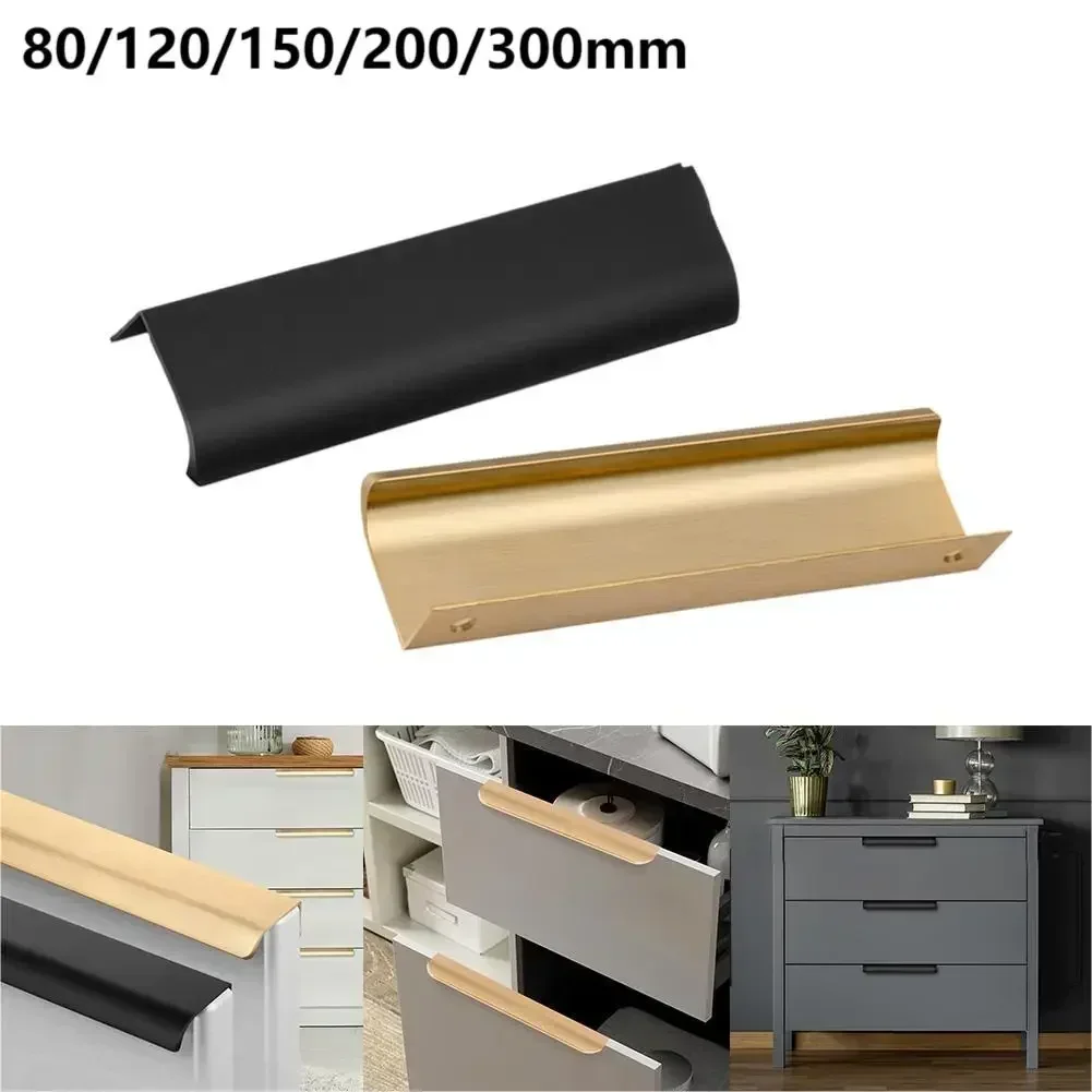 Door Handles Kitchen Cabinet Cupboard Drawer Concealed Finger Edge Pull Aluminum Pulls Home Furniture Door Hardware Accessory
Door Handles Kitchen Cabinet Cupboard Drawer Concealed Finger Edge Pull Aluminum Pulls Home Furniture Door Hardware Accessory