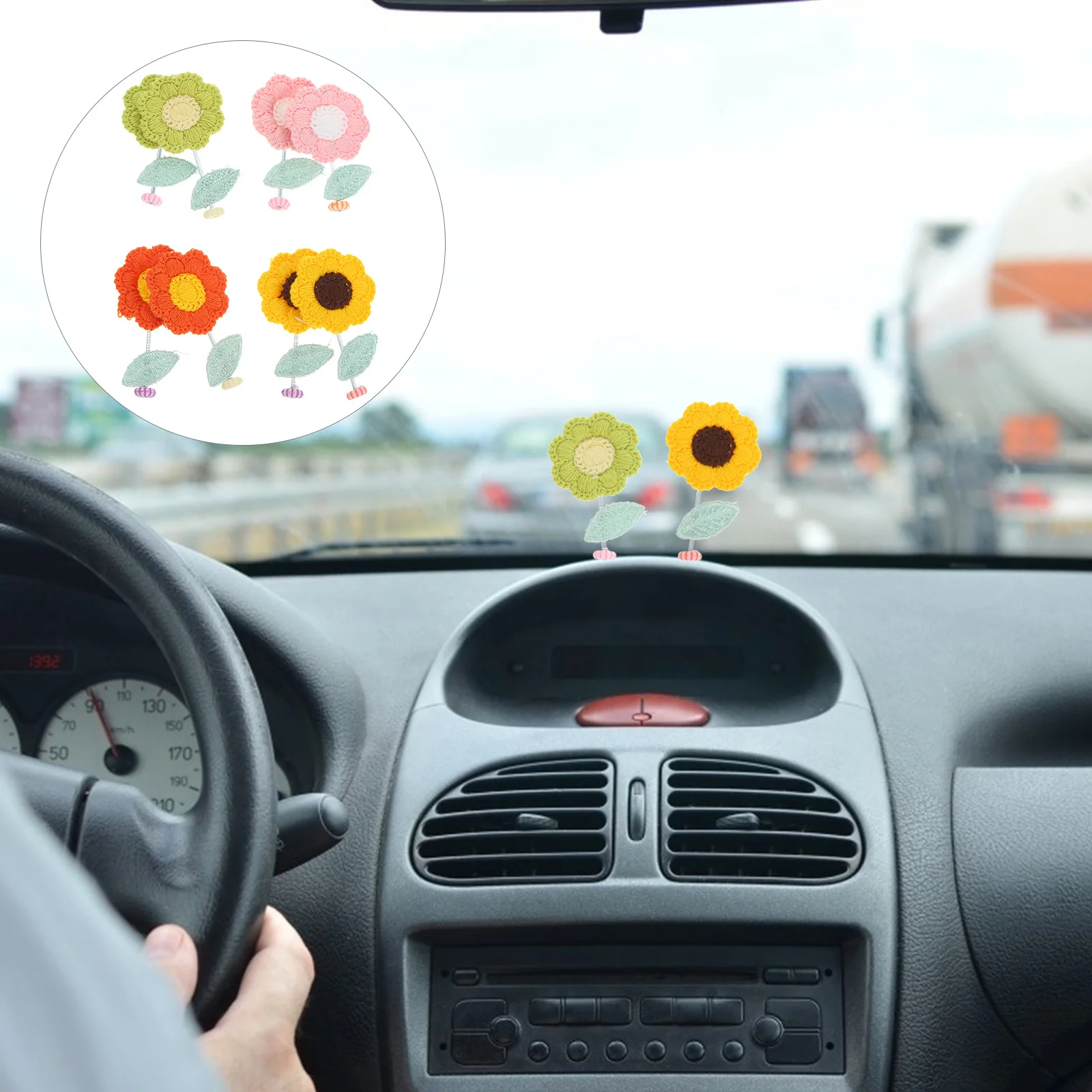 8pcs Shaking Head Felt Flower Car Dashboard Decor Spring Mini Ornament Desktop Auto Decoration Mixed Style Coil Spring Flower
8pcs Shaking Head Felt Flower Car Dashboard Decor Spring Mini Ornament Desktop Auto Decoration Mixed Style Coil Spring Flower