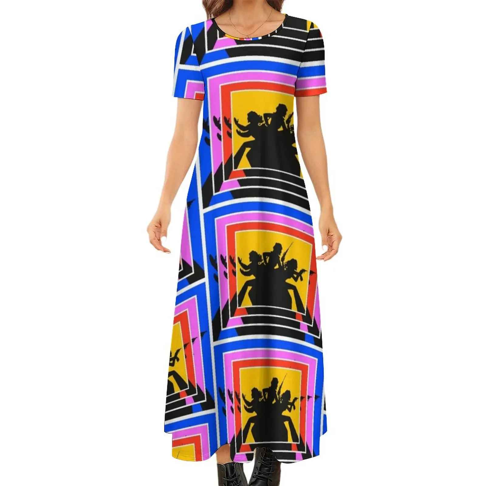 ANGELS COLOR Round Neck Short Sleeve Dress Woman dresses dresses for womens 2024 dress women summer 2024
ANGELS COLOR Round Neck Short Sleeve Dress Woman dresses dresses for womens 2024 dress women summer 2024