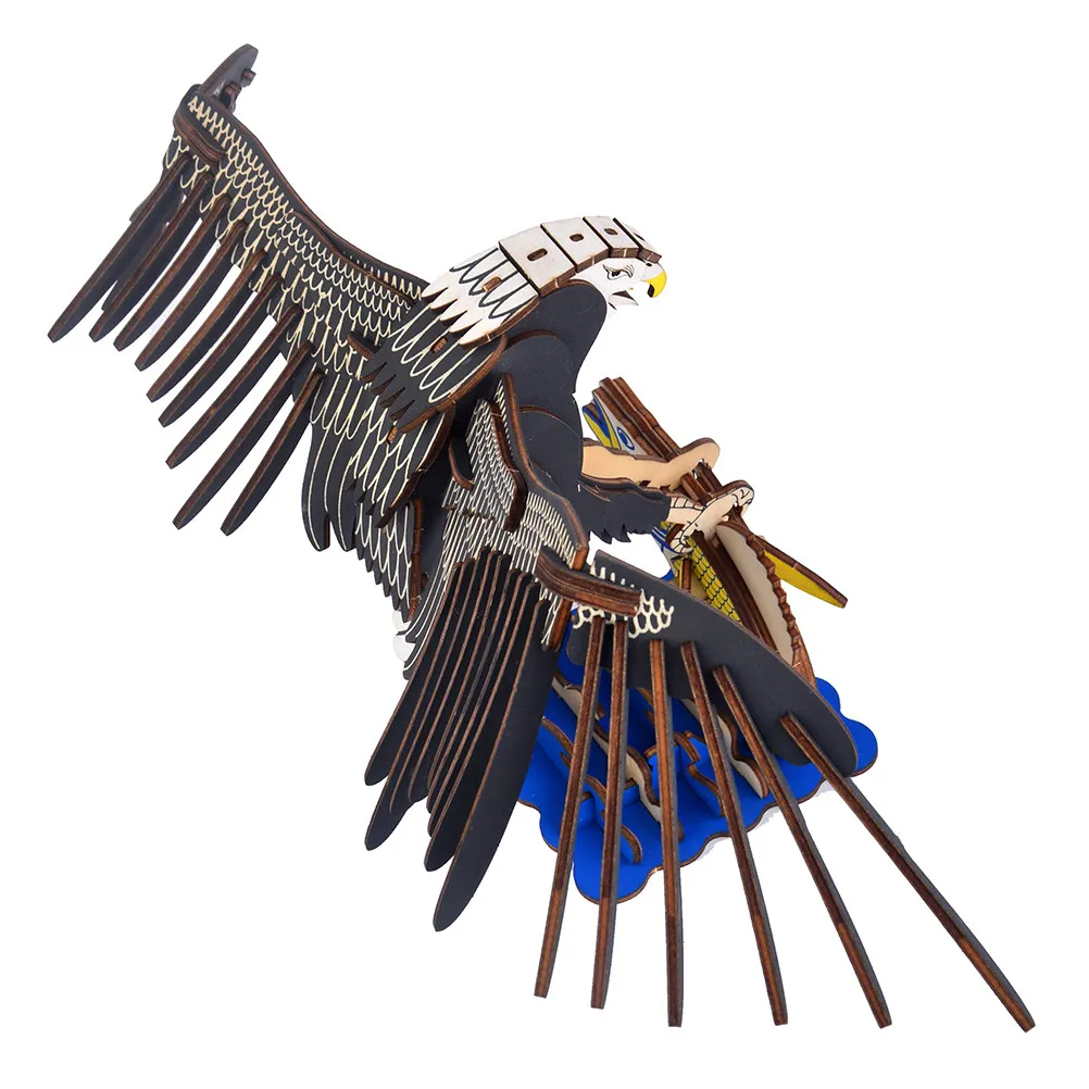 Animal Shaped Puzzles Decorative Toy Eagle Creative Wood Montessori Children's Three-dimensional Board
Animal Shaped Puzzles Decorative Toy Eagle Creative Wood Montessori Children's Three-dimensional Board