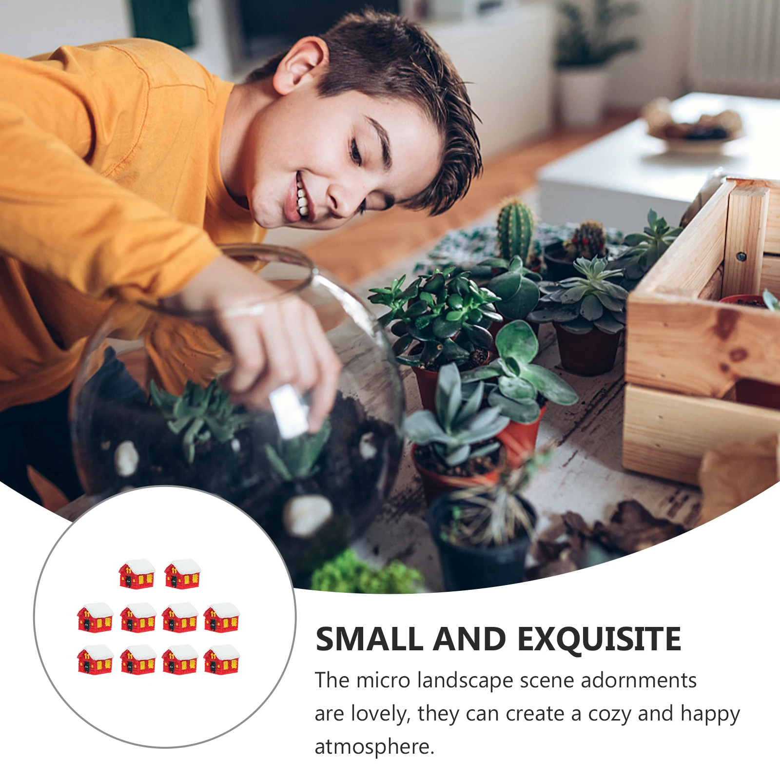 10Pcs Xmas Landscape Decor Premium Material Lovely Adornment Home Office Restaurant Xmas Micro House Ornament
10Pcs Xmas Landscape Decor Premium Material Lovely Adornment Home Office Restaurant Xmas Micro House Ornament