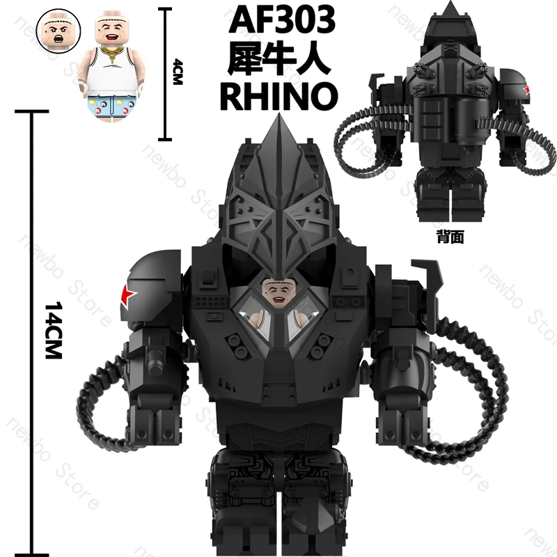 AF303 мини аниме мультяшные фигурки кирпичи горячий фильм персонаж носорог человек строительные блоки подарок для мальчиков игрушки подарки для детей
AF303 мини аниме мультяшные фигурки кирпичи горячий фильм персонаж носорог человек строительные блоки подарок для мальчиков игрушки подарки для детей