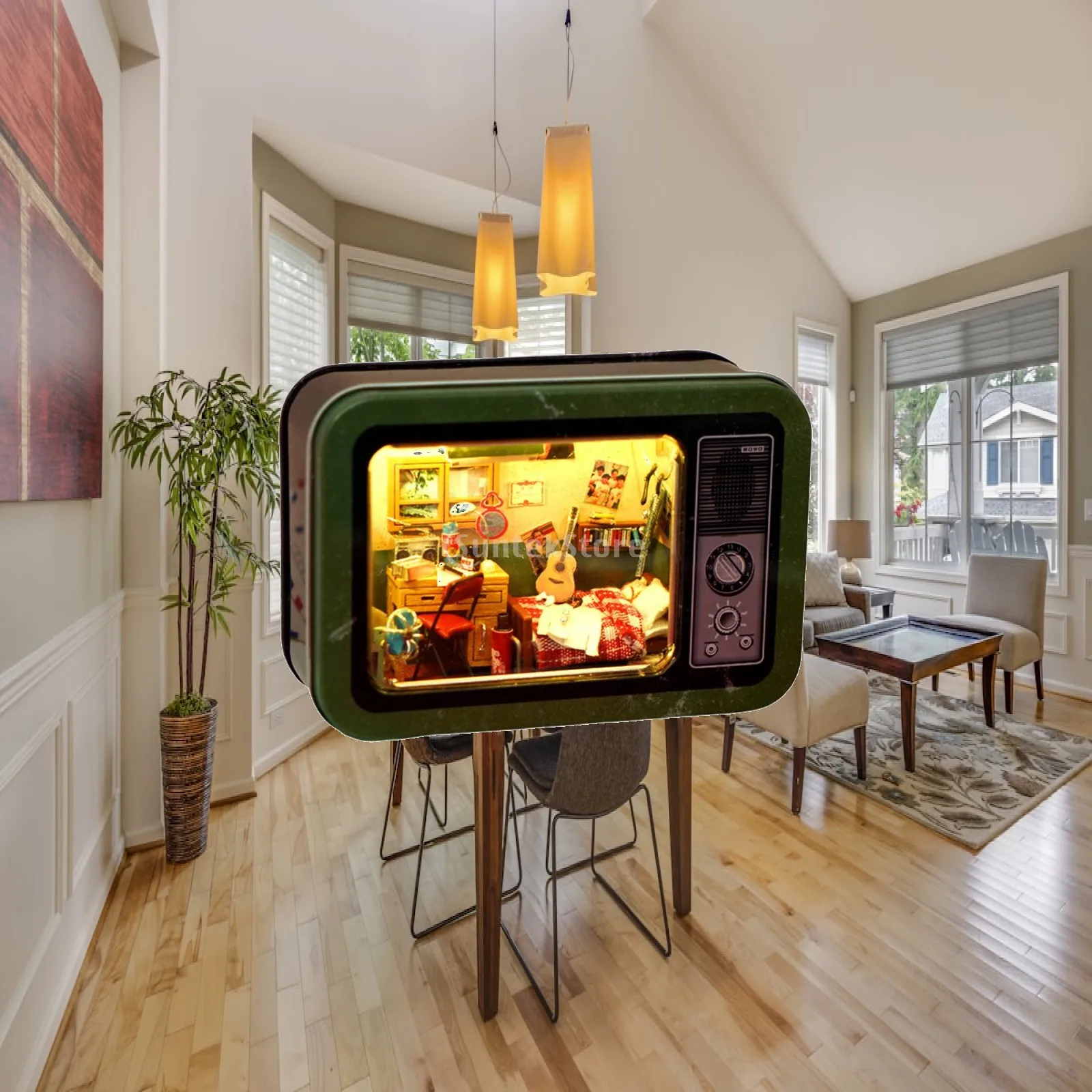 Box Theatre Dollhouse 3D Tin Box Theme Casa Toys for Decor Ornament
Box Theatre Dollhouse 3D Tin Box Theme Casa Toys for Decor Ornament