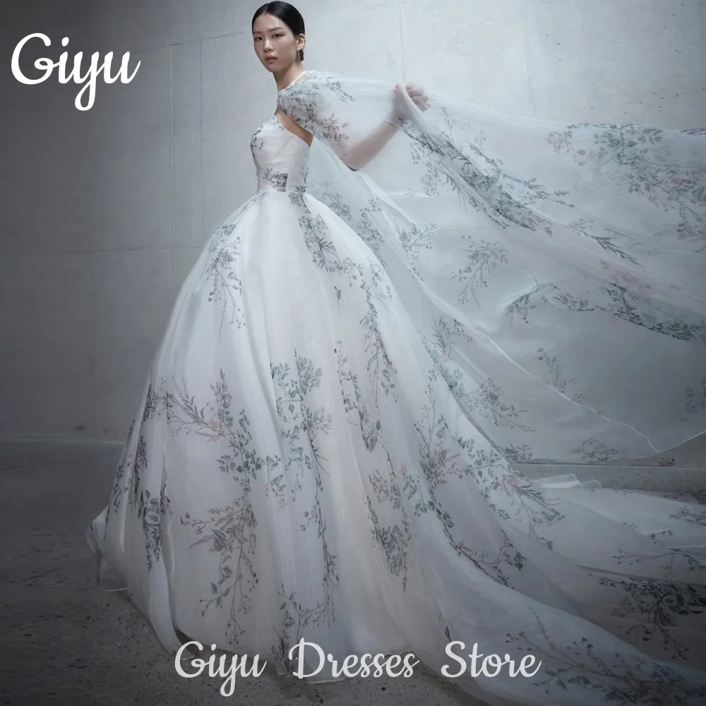 Giyu Elegant Ink Wash painting A-line Wedding Party Dress Sweetheart Organza Shawl Korea Photoshoot Customized 2025 Evening Gown
Giyu Elegant Ink Wash painting A-line Wedding Party Dress Sweetheart Organza Shawl Korea Photoshoot Customized 2025 Evening Gown